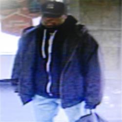 Wauwatosa police released this image of the suspect in a robbery at Radio Shack.