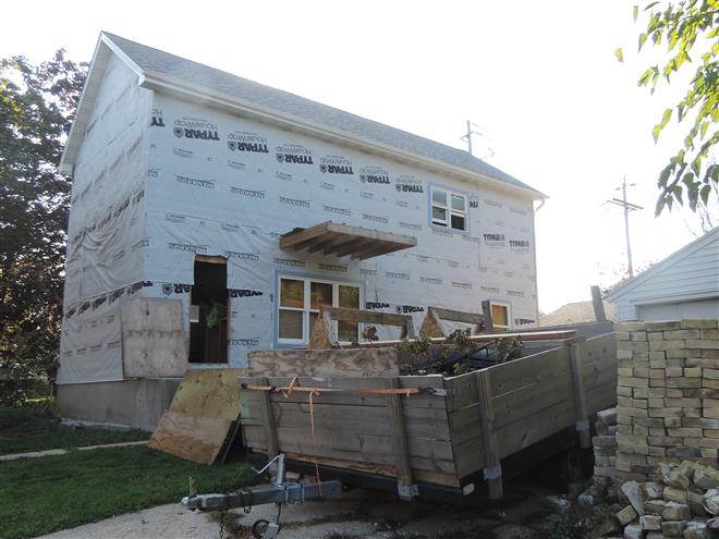 This 1916-built home on Wright Street is getting an extreme makeover.