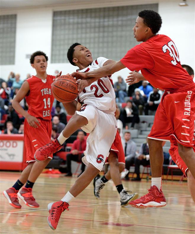 Wauwatosa East sophomore Bryce Beekman (right) and junior Drue Holley (14) gained valuable experience this season.