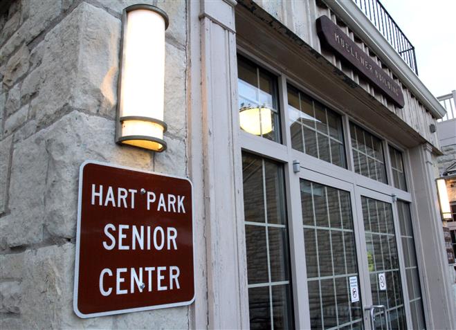 The Hart Park Senior Center is located inside the Muellner building, 7300 Chestnut St.
