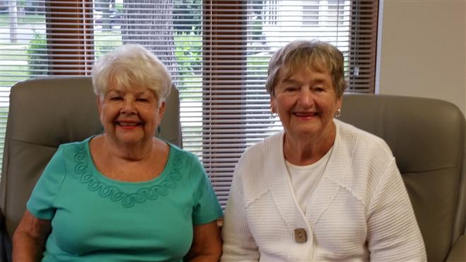 Janey Brandt (left) and Rosemary Krause founded Wauwatosa Day Care in 1974. The business has since expanded to 11 local schools and churches, serving about 500 families.