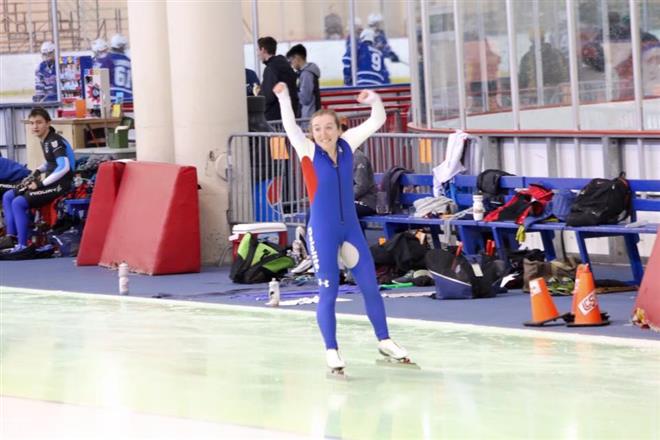 Wauwatosa East skater Samantha Snyder competed in China this month for speedskating.