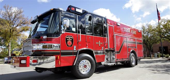 Wauwatosa's newest fire engine went into service on Oct. 11 and features a return to the traditional red color scheme with improved emergency lighting and a shorter turning radius. The engine will be a first response vehicle based at Station 1 in the Village and replaces a 1991 engine.