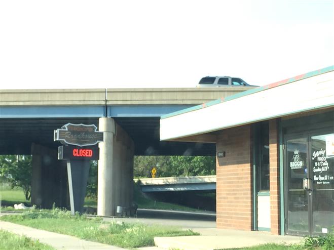 Bigg's Roadhouse, 1900 N. Mayfair Road in Wauwatosa, has closed down after more than a decade in business. Staff photo by Rory Linnane. 
