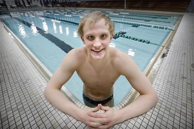 Wauwatosa swimmer Danny Larson is a winner, in and outside of the pool. He continues to smash swimming records for the Hurricanes.